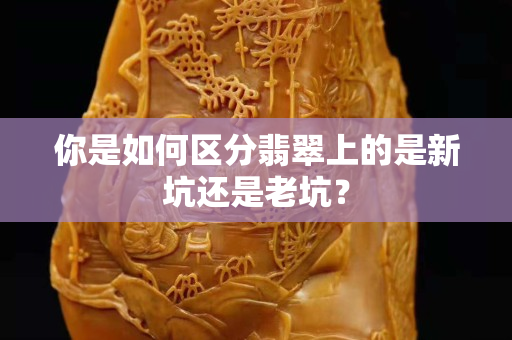 你是如何区分翡翠上的是新坑还是老坑？