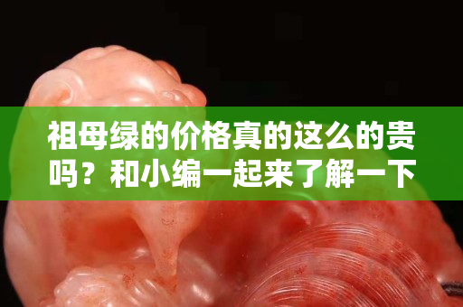 祖母绿的价格真的这么的贵吗？和小编一起来了解一下吧