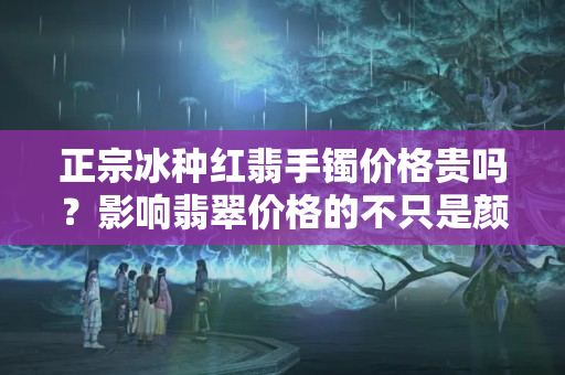 正宗冰种红翡手镯价格贵吗？影响翡翠价格的不只是颜色