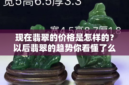 现在翡翠的价格是怎样的？以后翡翠的趋势你看懂了么？