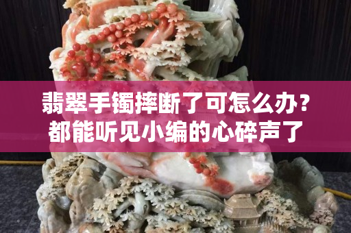 翡翠手镯摔断了可怎么办？都能听见小编的心碎声了