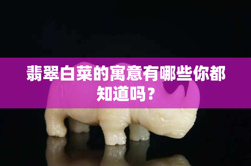 翡翠白菜的寓意有哪些你都知道吗？