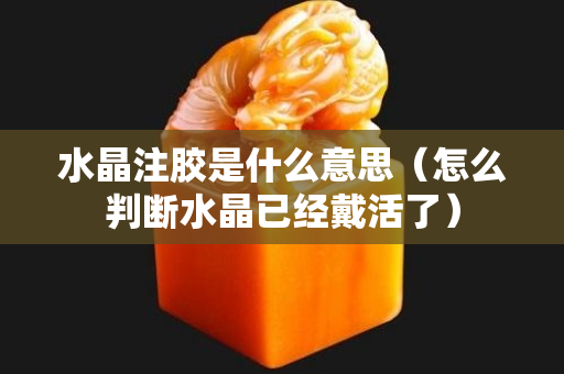 水晶注胶是什么意思（怎么判断水晶已经戴活了）