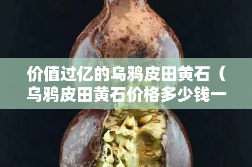 价值过亿的乌鸦皮田黄石（乌鸦皮田黄石价格多少钱一克）