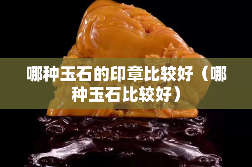 哪种玉石的印章比较好（哪种玉石比较好）