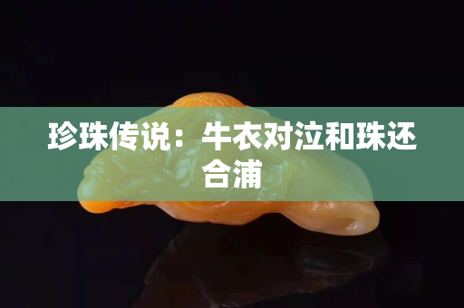 珍珠传说：牛衣对泣和珠还合浦