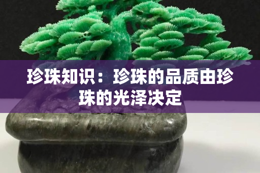 珍珠知识：珍珠的品质由珍珠的光泽决定