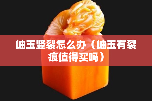 岫玉竖裂怎么办（岫玉有裂痕值得买吗）