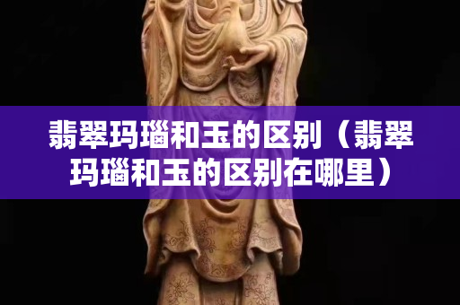 翡翠玛瑙和玉的区别（翡翠玛瑙和玉的区别在哪里）