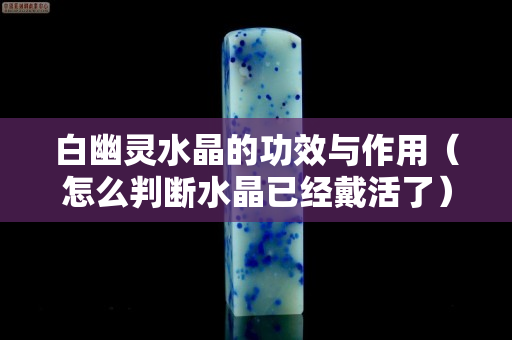 白幽灵水晶的功效与作用（怎么判断水晶已经戴活了）