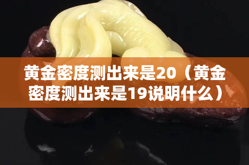 黄金密度测出来是20（黄金密度测出来是19说明什么）