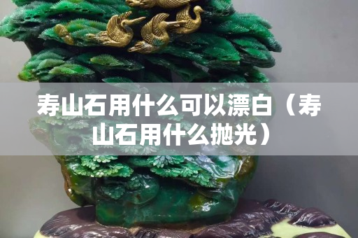 寿山石用什么可以漂白（寿山石用什么抛光）