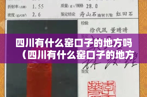 四川有什么窑口子的地方吗（四川有什么窑口子的地方吗在哪里）