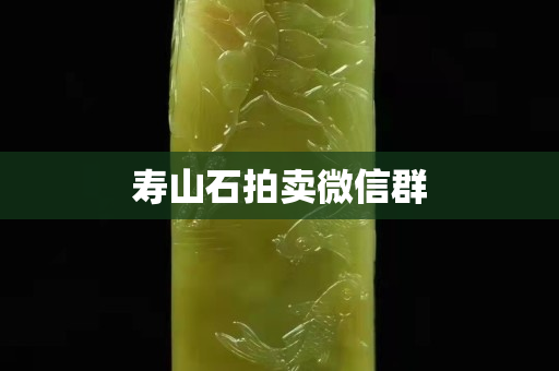 寿山石拍卖微信群