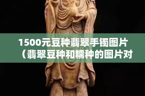 1500元豆种翡翠手镯图片（翡翠豆种和糯种的图片对比）