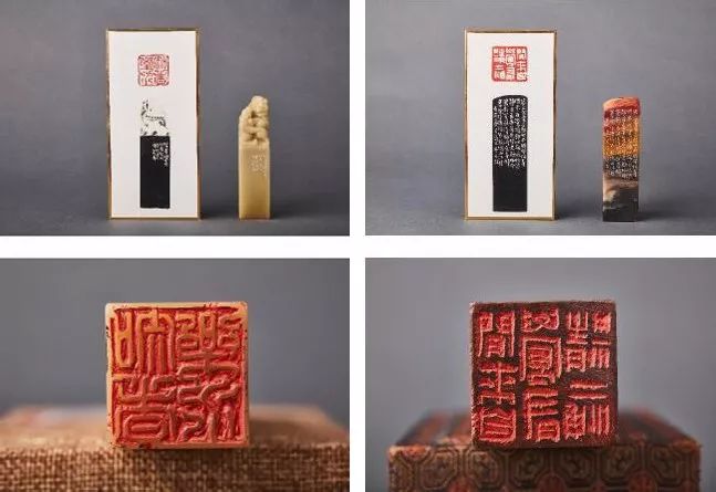 林福照 林如奎 张爱廷大师作品 国石青田石雕印章巡回展