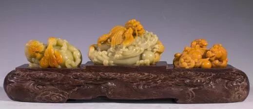 林福照 林如奎 张爱廷大师作品 国石青田石雕印章巡回展