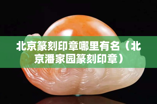 北京篆刻印章哪里有名（北京潘家园篆刻印章）
