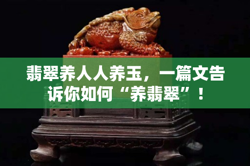 翡翠养人人养玉，一篇文告诉你如何“养翡翠”！