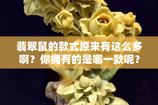 翡翠鼠的款式原来有这么多啊？你拥有的是哪一款呢？