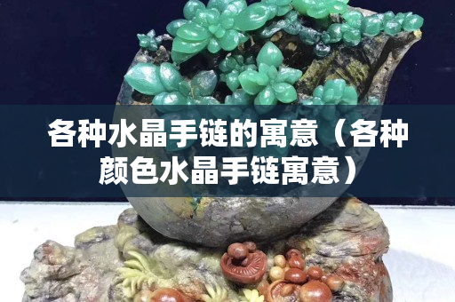 各种水晶手链的寓意（各种颜色水晶手链寓意）