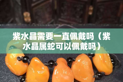 紫水晶需要一直佩戴吗（紫水晶属蛇可以佩戴吗）