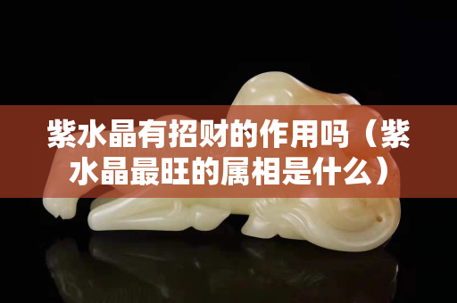 紫水晶有招财的作用吗（紫水晶最旺的属相是什么）
