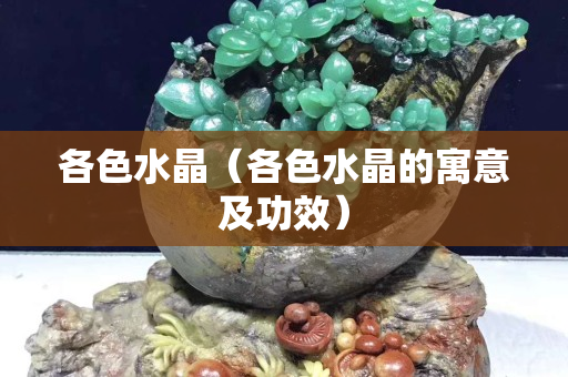 各色水晶（各色水晶的寓意及功效）