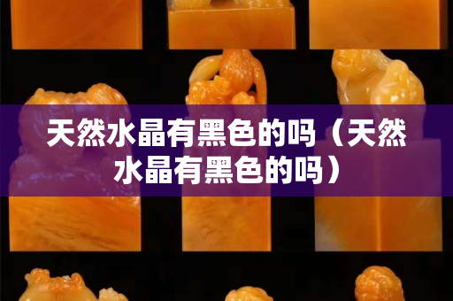 天然水晶有黑色的吗（天然水晶有黑色的吗）