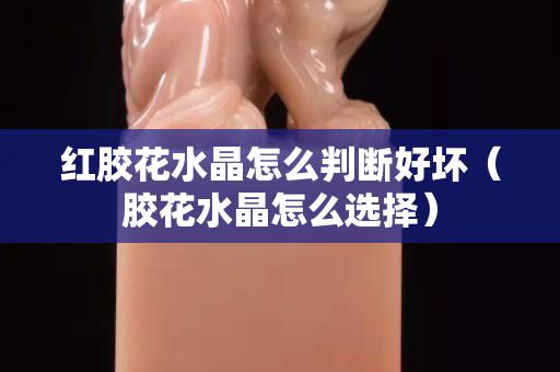 红胶花水晶怎么判断好坏（胶花水晶怎么选择）