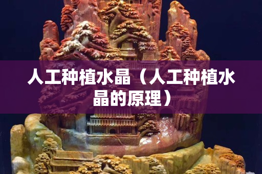 人工种植水晶（人工种植水晶的原理）