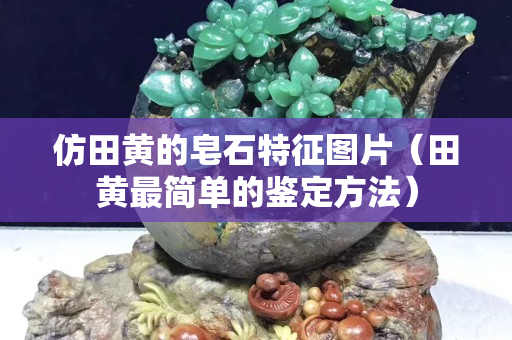 仿田黄的皂石特征图片（田黄最简单的鉴定方法）