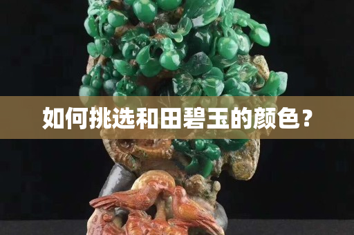 如何挑选和田碧玉的颜色？