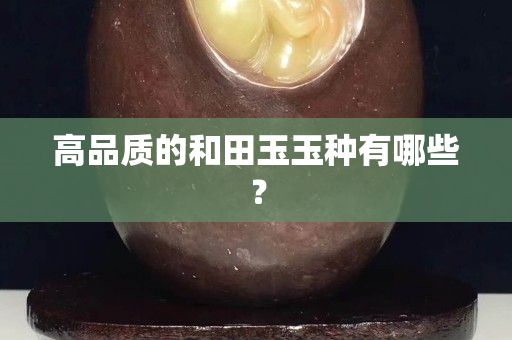高品质的和田玉玉种有哪些？