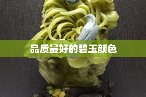 品质最好的碧玉颜色