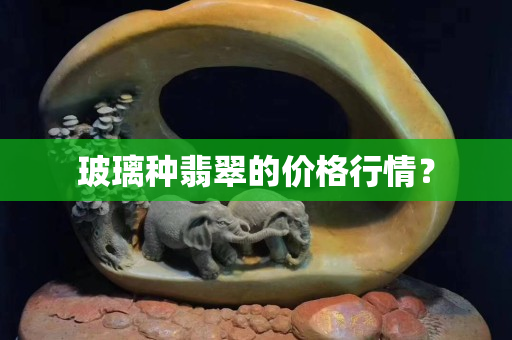 玻璃种翡翠的价格行情？