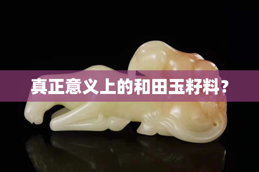 真正意义上的和田玉籽料？