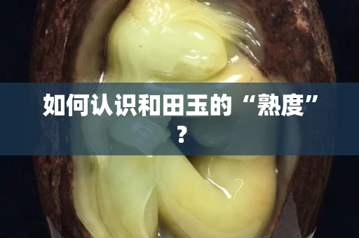如何认识和田玉的“熟度”？
