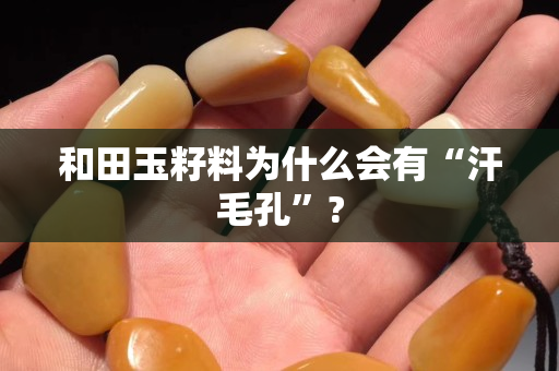 和田玉籽料为什么会有“汗毛孔”?