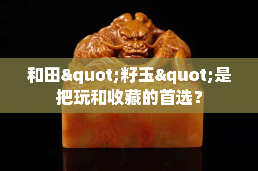和田"籽玉"是把玩和收藏的首选？