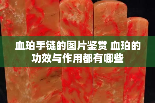 血珀手链的图片鉴赏 血珀的功效与作用都有哪些
