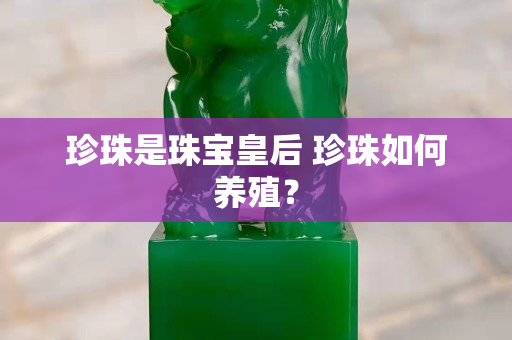 珍珠是珠宝皇后 珍珠如何养殖？