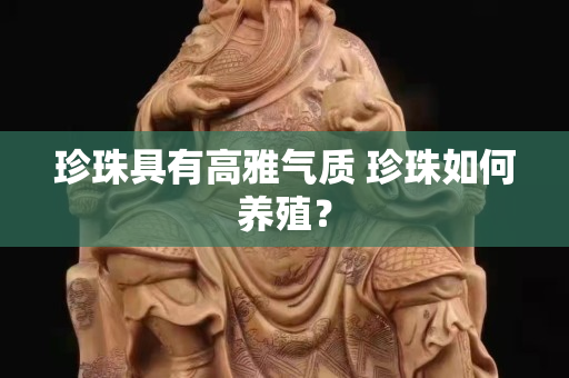 珍珠具有高雅气质 珍珠如何养殖？