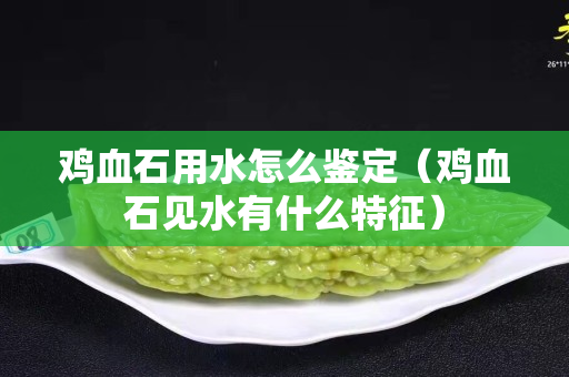 鸡血石用水怎么鉴定（鸡血石见水有什么特征）