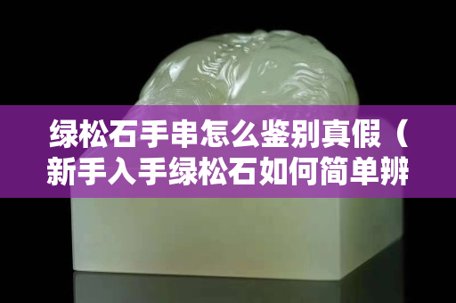 绿松石手串怎么鉴别真假（新手入手绿松石如何简单辨别真假）
