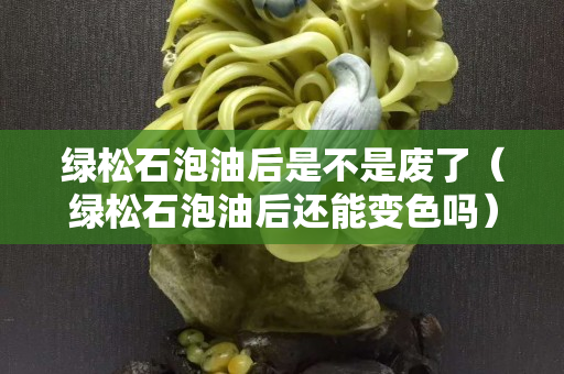 绿松石泡油后是不是废了（绿松石泡油后还能变色吗）