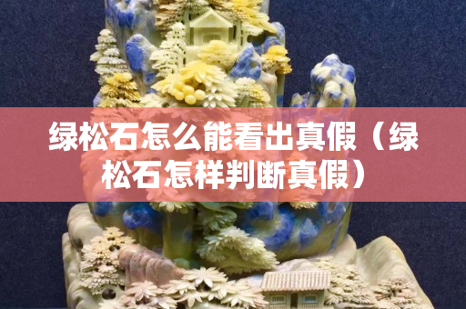 绿松石怎么能看出真假（绿松石怎样判断真假）