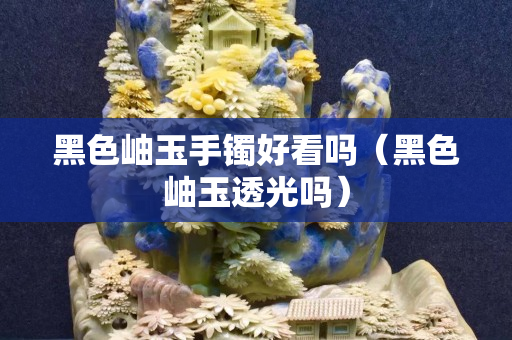 黑色岫玉手镯好看吗（黑色岫玉透光吗）