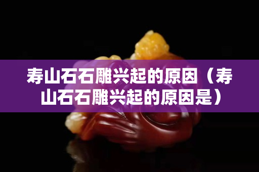 寿山石石雕兴起的原因（寿山石石雕兴起的原因是）