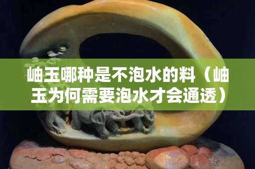 岫玉哪种是不泡水的料（岫玉为何需要泡水才会通透）